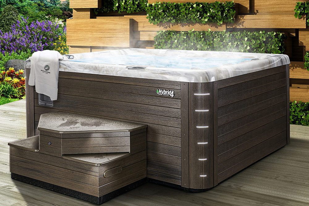 Beachcomber-SLB-cropped Luxury Outdoor Hot Tub with Steps
